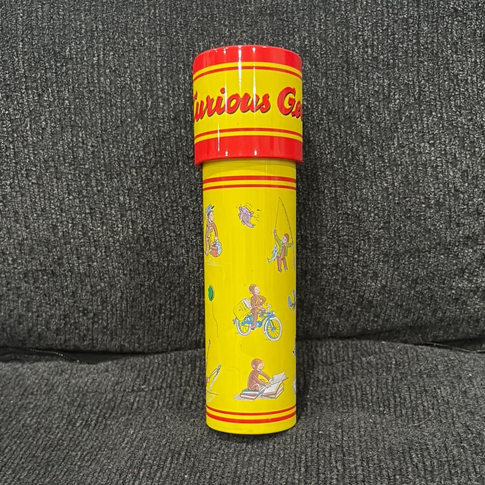 Curious George Yellow and Red Kaleidoscope